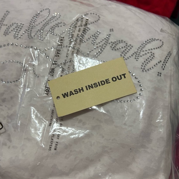 Rhinestone Handmade Christian long sleeve burnout style Hallelujah! Size XL NWT - Picture 7 of 10